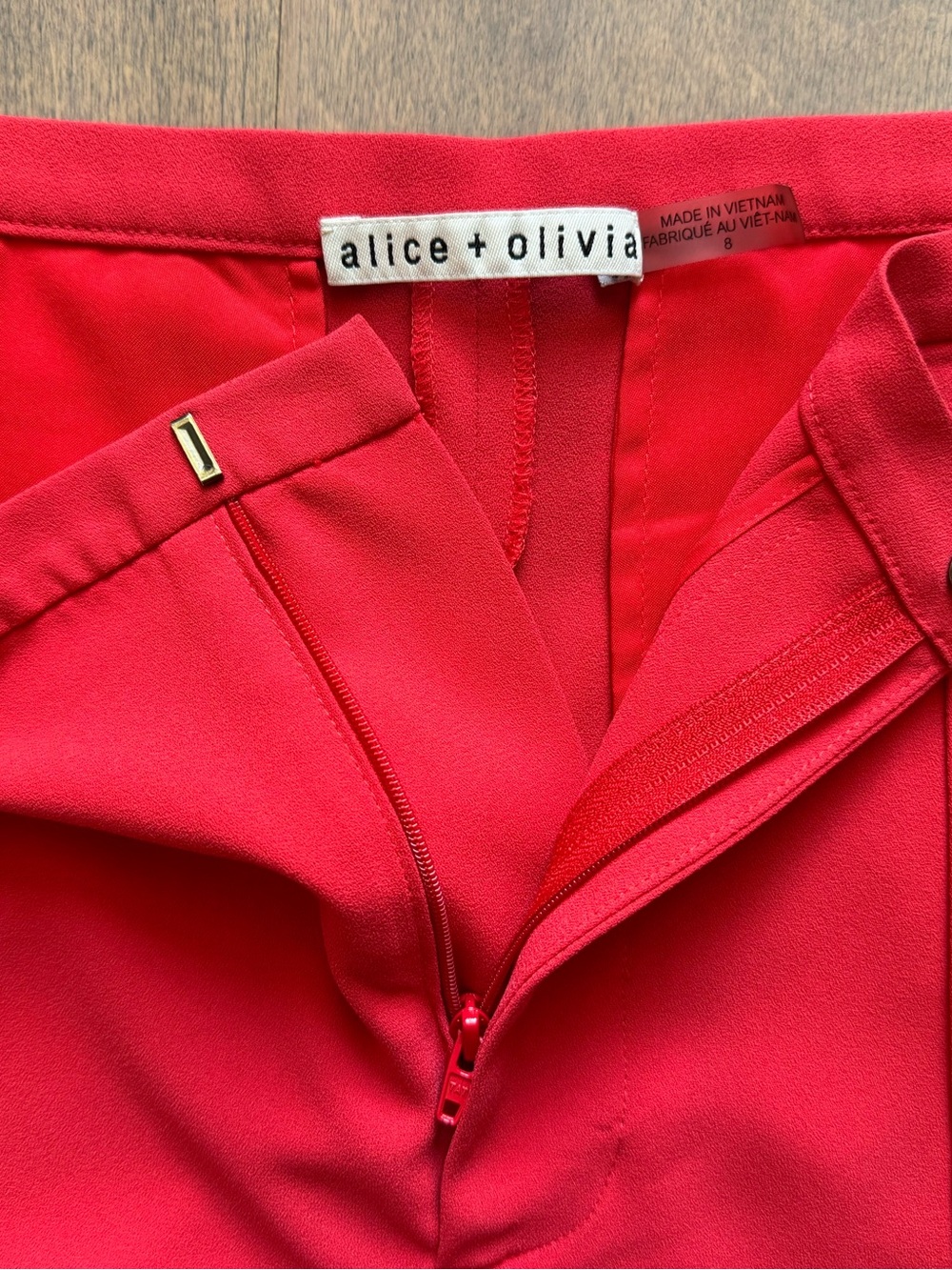 Alice + Olivia Dylan High-Waisted Wide-Leg Pants - Picture 14 of 16